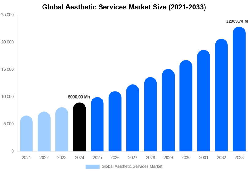 Global Aesthetic Services Market Size, Share & Growth Report By [2033]