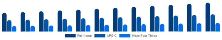 Argentina Mirrorless Camera Market Sensor Format 2025-2033