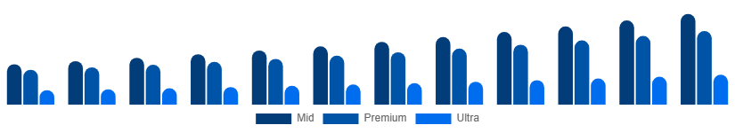 Australia Luxury Car Market Price Tier 2025-2033