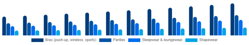 Benelux Intimate Lingerie Market Product Type 2025-2033