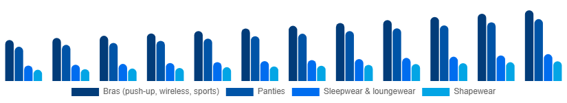 China Intimate Lingerie Market Product Type 2025-2033