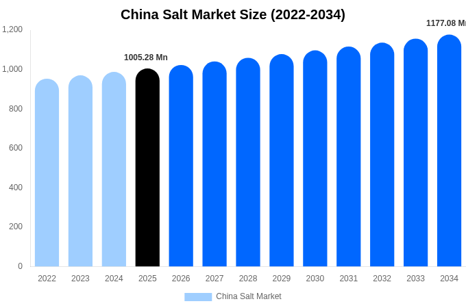 中国 塩市場 市場規模・シェア・成長レポート [2034年まで]