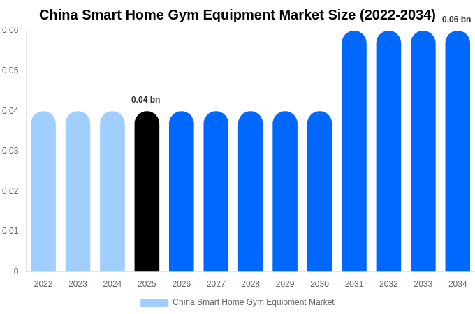 China Smart Home Gym Equipment Market Size, Share & Trends Report By 2034