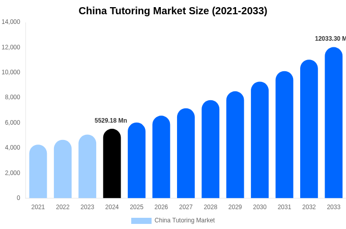 China Tutoring Market Size, Share & Growth Report By 2033