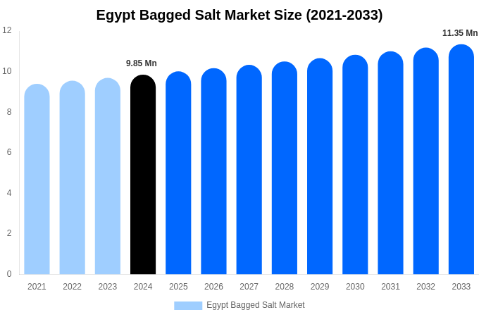 Egypt Bagged Salt Market Size & Share Report By 2033