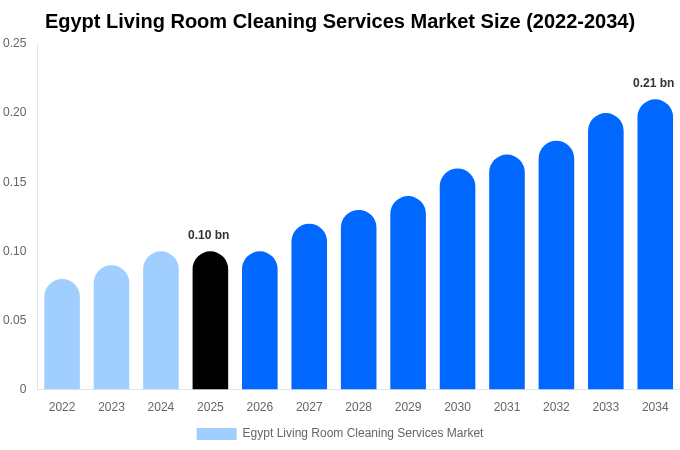 Egypt Living Room Cleaning Services Market Size, Share & Growth Report By [2034]