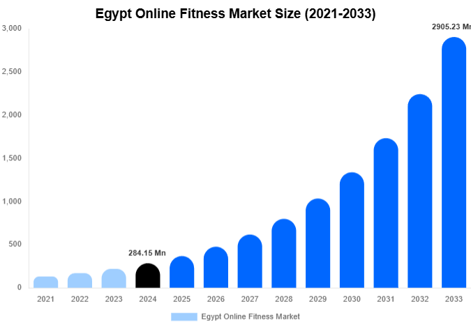 Egypt Online Fitness Market Size, Share & Trends Report By 2033