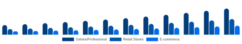 Egypt Organic Hair Color Market Distribution Channel 2025-2033