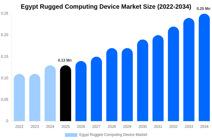 Egypt Rugged Computing Device Market Size & Share Report By 2034