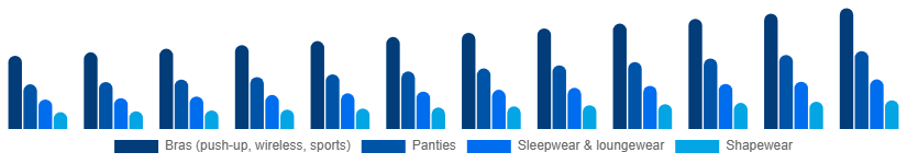 Europe Intimate Lingerie Market Product Type 2025-2033