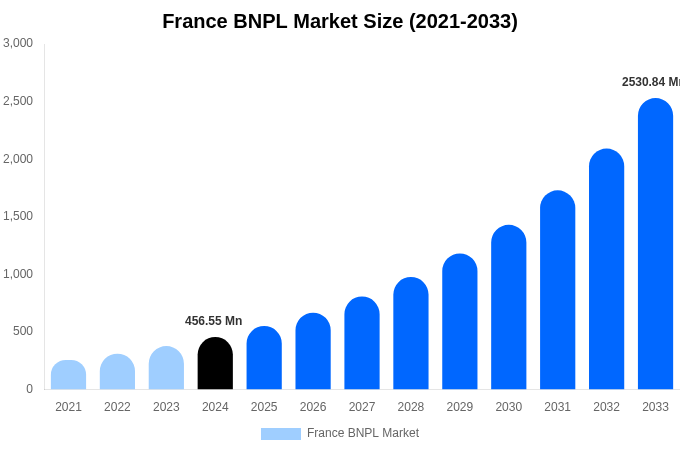 France BNPL Market Size Report By 2033