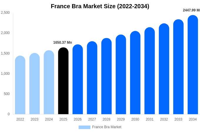 France Bra Market Size, Share Report By 2034