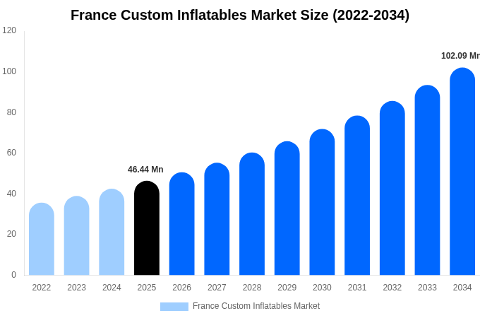 France Custom Inflatables Market Size, Share Report By 2034