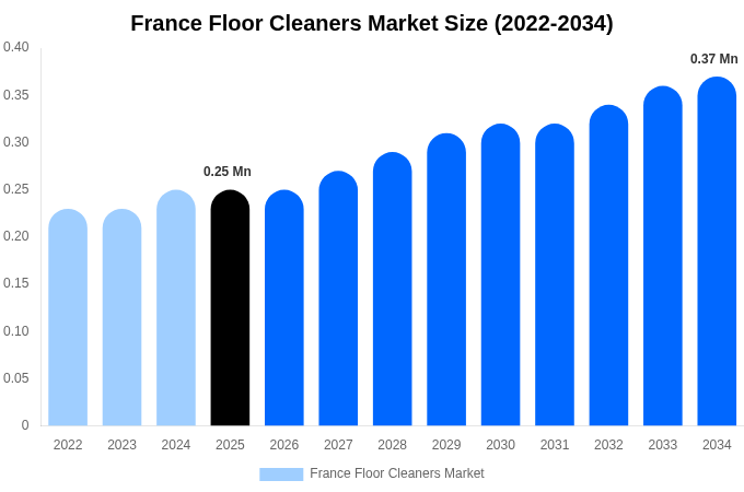 France Floor Cleaners Market Size, Share & Trends Report By 2034