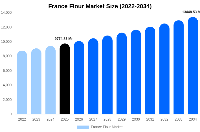 France Flour Market Size & Share Report By 2034