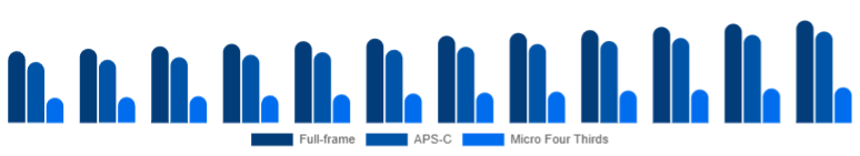 France Mirrorless Camera Market Sensor Format 2025-2033