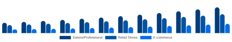 France Organic Hair Color Market Distribution Channel 2025-2033