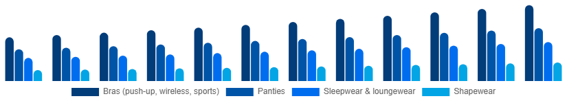 India Intimate Lingerie Market Product Type 2025-2033