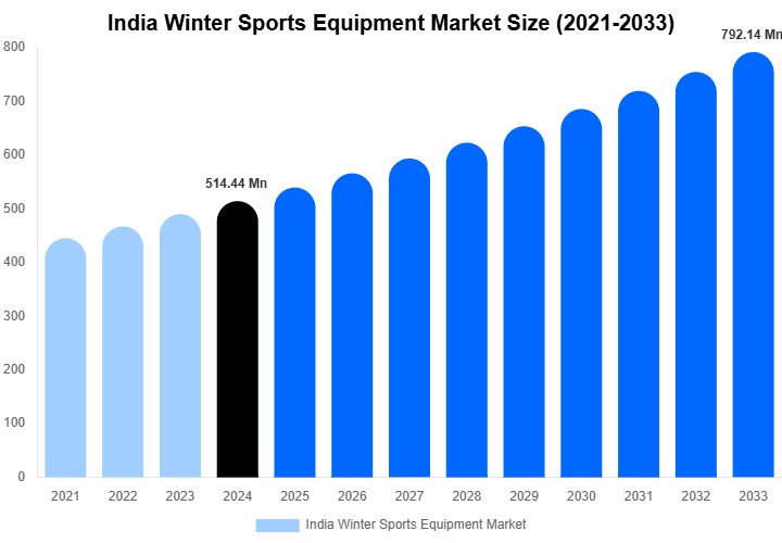 India Winter Sports Equipment Market Size And Share Report By 2033