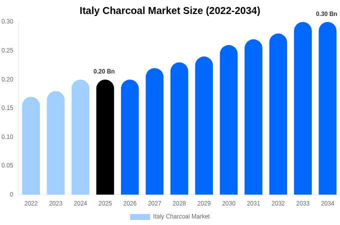 Italy Charcoal Market Size, Share Report By 2034