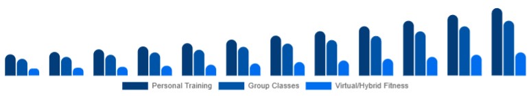 Italy Gym Membership Market Service Type 2025-2033