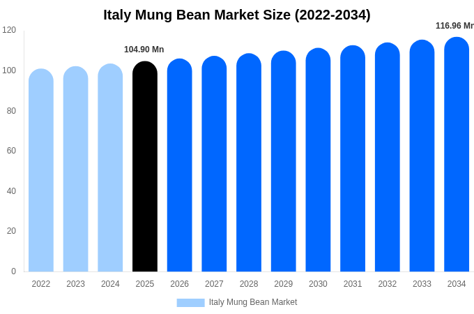 イタリア 緑豆市場 市場規模・シェア・成長レポート 2034年まで