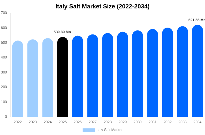 イタリア 塩市場 市場規模・シェア・成長レポート [2034年まで]