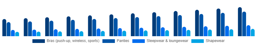 LATAM Intimate Lingerie Market Product Type 2025-2033