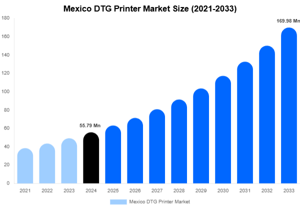Mexico DTG Printer Market Size, Share And Growth Report By 2033