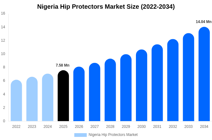 Nigeria Hip Protectors Market Size, Share & Growth Analysis By [2034]