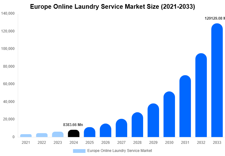 Europe Online Laundry Service Market Size, Share & Growth Report By 2033