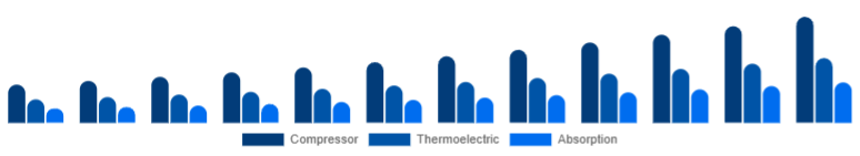 Russia Car Refrigerator Market Cooling Technology 2025-2033