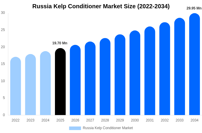 Russia Kelp Conditioner Market Size, Share Report By 2034