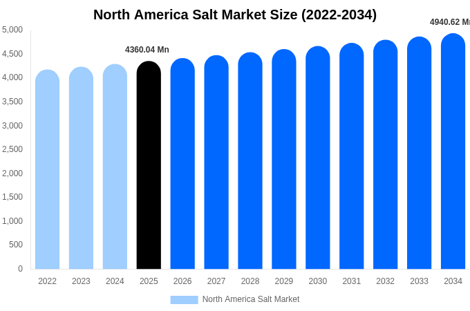 北米 塩市場 市場規模・トレンド・予測分析 (2026年-2034年)