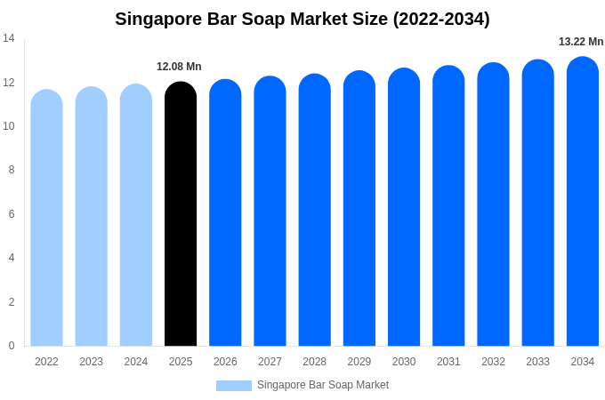 シンガポール 固形石鹸市場 市場規模とシェアレポート 2034年まで