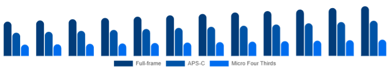 Spain Mirrorless Camera Market Sensor Format 2025-2033