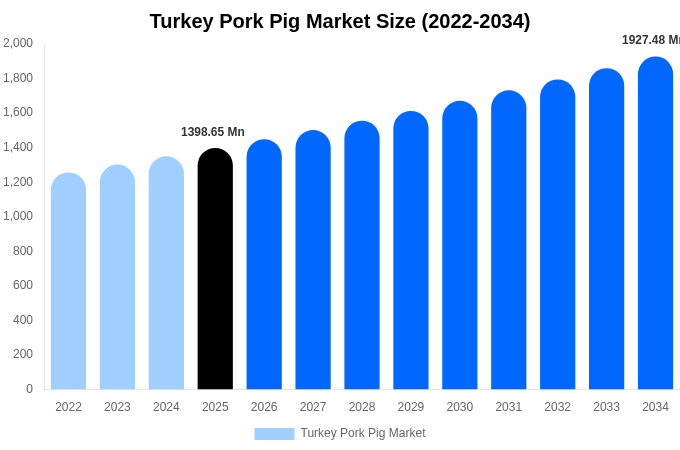 Turkey Pork Pig Market Size, Share & Trends Report By 2034