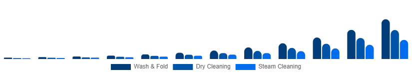United Kingdom Online Laundry Service Market Service Type 2025-2033