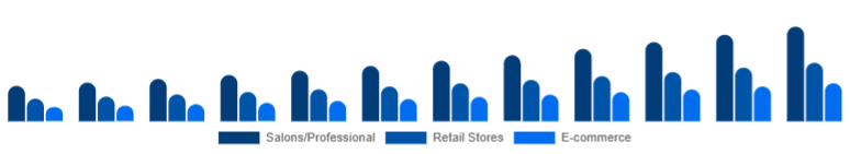 United States Organic Hair Color Market Distribution Channel 2025-2033