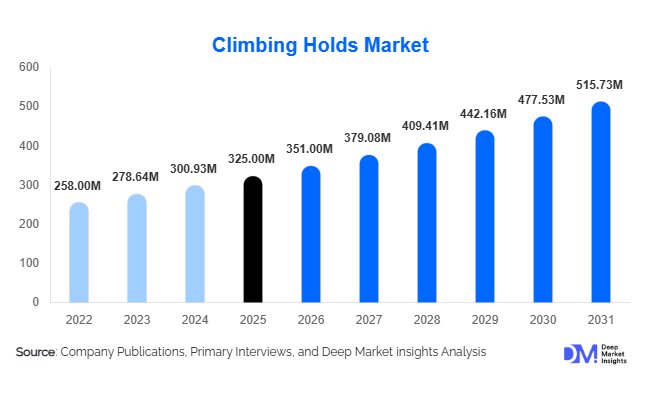 Climbing Holds Market Size, Share & Growth Report | 2031