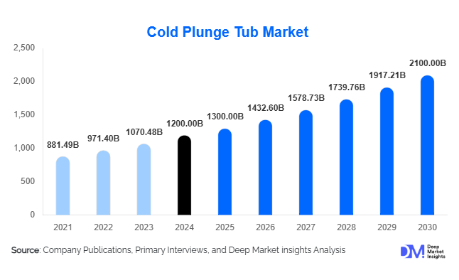 Cold Plunge Tub Market Size, Share & Growth Report | 2030