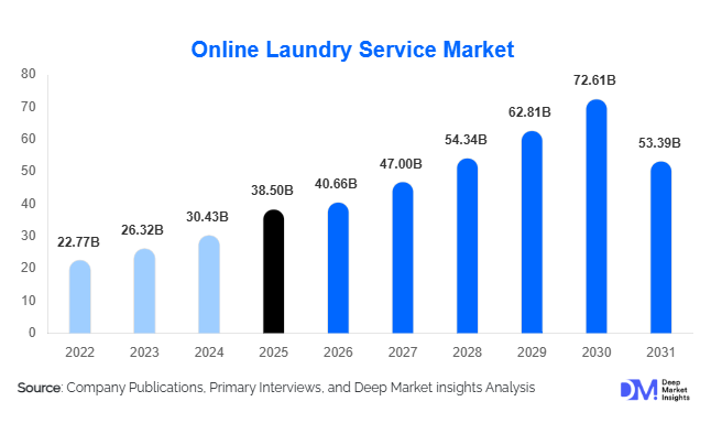 Online Laundry Service Market Size, Share & Growth Report | 2031