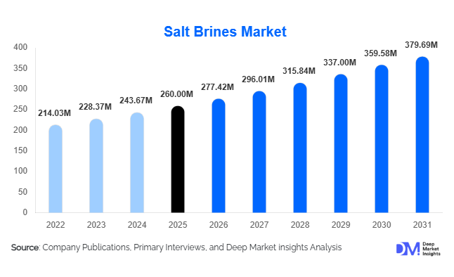 Salt Brines Market Size, Share & Growth Report | 2031